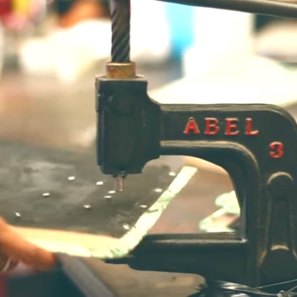 Gold engraved leather clutch and crossbody - Picture 10 of 10